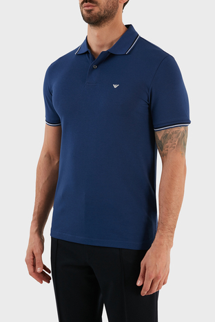 Emporio Armani - Emporio Armani Slim Fit Pamuklu Düğmeli Erkek Polo T Shirt 8N1FB41JPTZ 0938 SAKS (1)