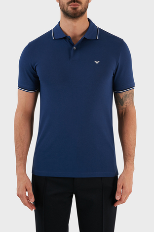Emporio Armani - Emporio Armani Slim Fit Pamuklu Düğmeli Erkek Polo T Shirt 8N1FB41JPTZ 0938 SAKS