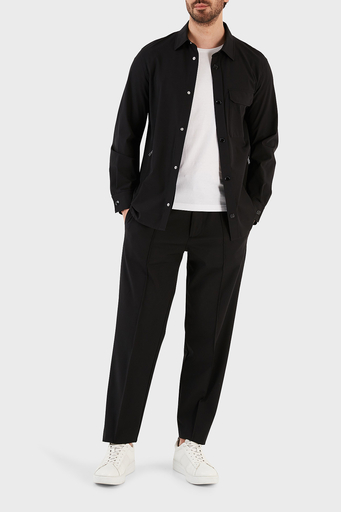 Emporio Armani Streç Normal Bel Regular Fit Düz Paça Erkek Pantolon 3R1PF9 1NNIZ 0999 SİYAH
