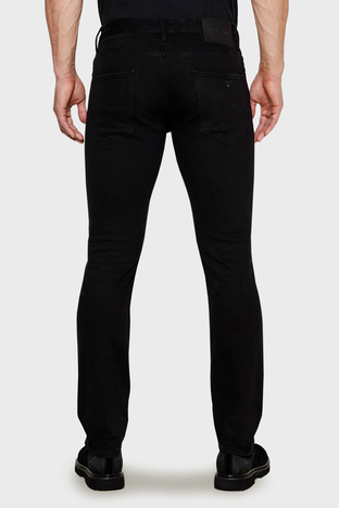 Emporio Armani - Emporio Armani Streç Pamuklu Skinny Fit Jeans Erkek Kot Pantolon 6D1J06 1D96Z 0005 SİYAH (1)