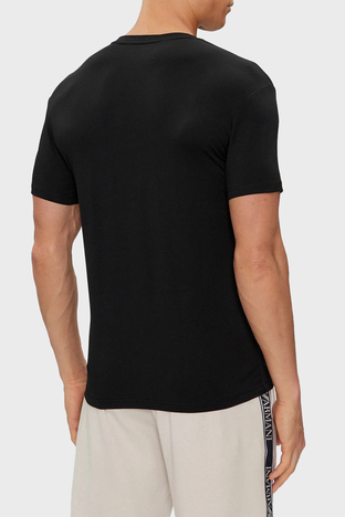 Emporio Armani - Emporio Armani Streç Pamuklu Slim Fit Bisiklet Yaka Erkek T Shirt 111971 4R522 00020 SİYAH (1)