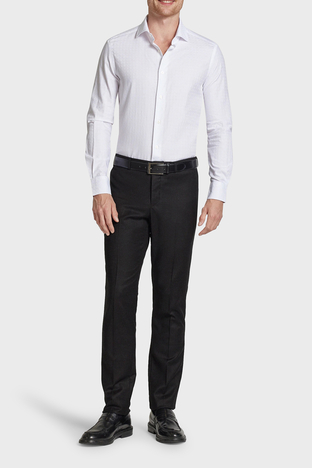 Emporio Armani - Emporio Armani Yünlü Slim Fit Klasik Erkek Pantolon EM000442 TE11118 U8113 GRİ (1)