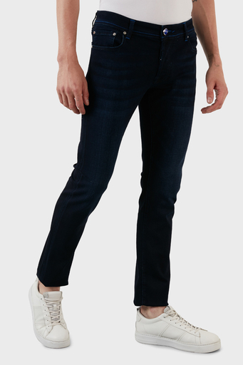 Exxe Normal Bel Slim Fit Pamuklu Jeans Erkek Kot Pantolon 629J012001 LACİVERT