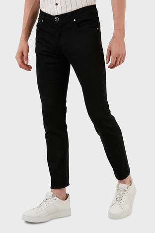 Exxe - Exxe Normal Bel Slim Fit Pamuklu Jeans Erkek Kot Pantolon 629J012002 SİYAH (1)