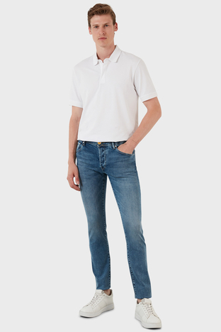 Exxe - Exxe Normal Bel Slim Fit Pamuklu Jeans Erkek Kot Pantolon 629J018001 AÇIK MAVİ