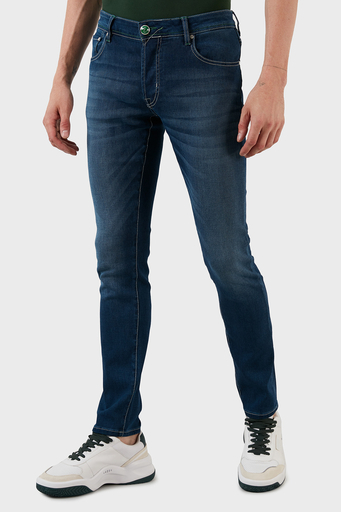Exxe Pamuklu Normal Bel Slim Fit Jeans Erkek Kot Pantolon 629J018002 MAVİ