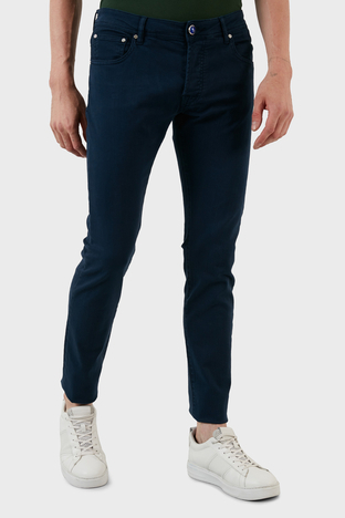 Exxe - Exxe Pamuklu Normal Bel Slim Fit Jeans Erkek Kot Pantolon 629J018004 LACİVERT (1)
