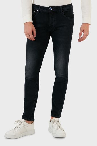Exxe Pamuklu Normal Bel Slim Fit Jeans Erkek Kot Pantolon 629J018008 LACİVERT