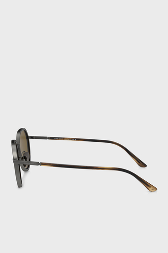 Giorgio Armani UV Korumalı Güneş Erkek Gözlük 0AR6144 325973 49 Yarı Mat Koyu Kurşuni-Yeşil