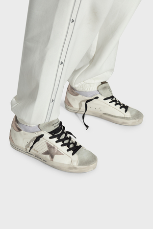 Golden Goose - Golden Goose Vintage Deri Sneaker Bayan Ayakkabı GWF00102.F006115.11917 BEYAZ (1)