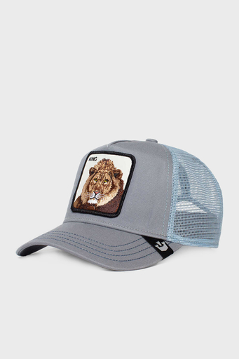 Goorin Bros 101-0388 The King Lion File Detaylı Animal Desenli Unisex Şapka 1010388 GRİ