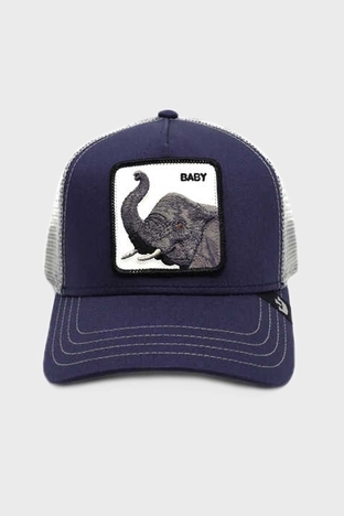 Goorin Bros - Goorin Bros Big Baby File Detaylı Animal Desenli Unisex Şapka 1010011 LACİVERT