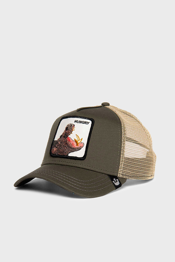 Goorin Bros Hippo Hooray Pamuklu File Detaylı Animal Desenli Unisex Şapka 1010013 YEŞİL
