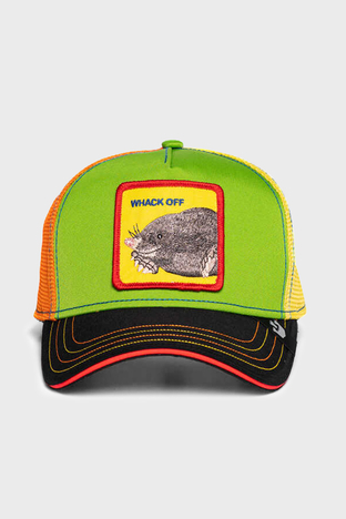 Goorin Bros - Goorin Bros Holey Moley File Detaylı Animal Desenli Unisex Şapka 1010281 YEŞİL