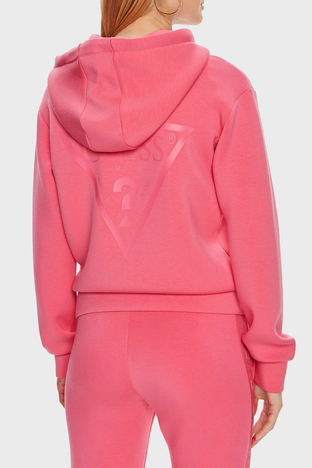 Guess - Guess Aliie Regular Fit Kapüşonlu V3RQ11K7UW2 Bayan Sweat V3RQ11 K7UW2 G65P PEMBE (1)