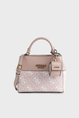 Guess - Guess Berta Logolu Çıkarılabilir Omuz Askılı Bayan Çanta HWSB8688050 REG PUDRA