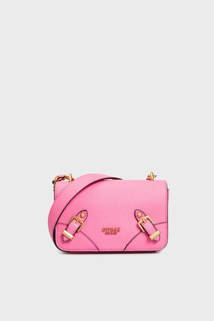 Guess - Guess Didi Logolu Ayarlanabilir Zincir Askılı Bayan Çanta HWBA8744780 WAT PEMBE