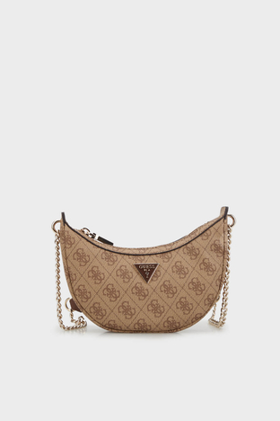 Guess - Guess Eco Logolu Zincir Detaylı Omuz Askılı Bayan Çanta HWESG896872 LGW KAHVE