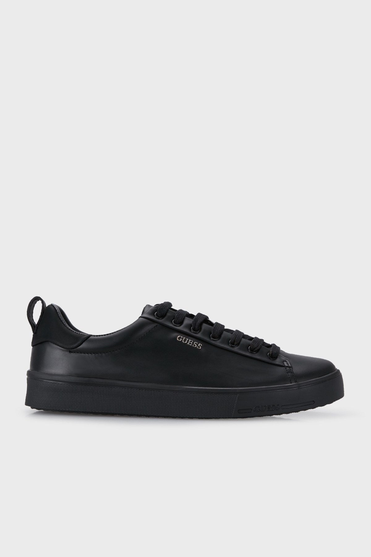 Guess Logolu Bağcıklı Sneaker Erkek Ayakkabı FM9VI8LEA12 BLACK SİYAH