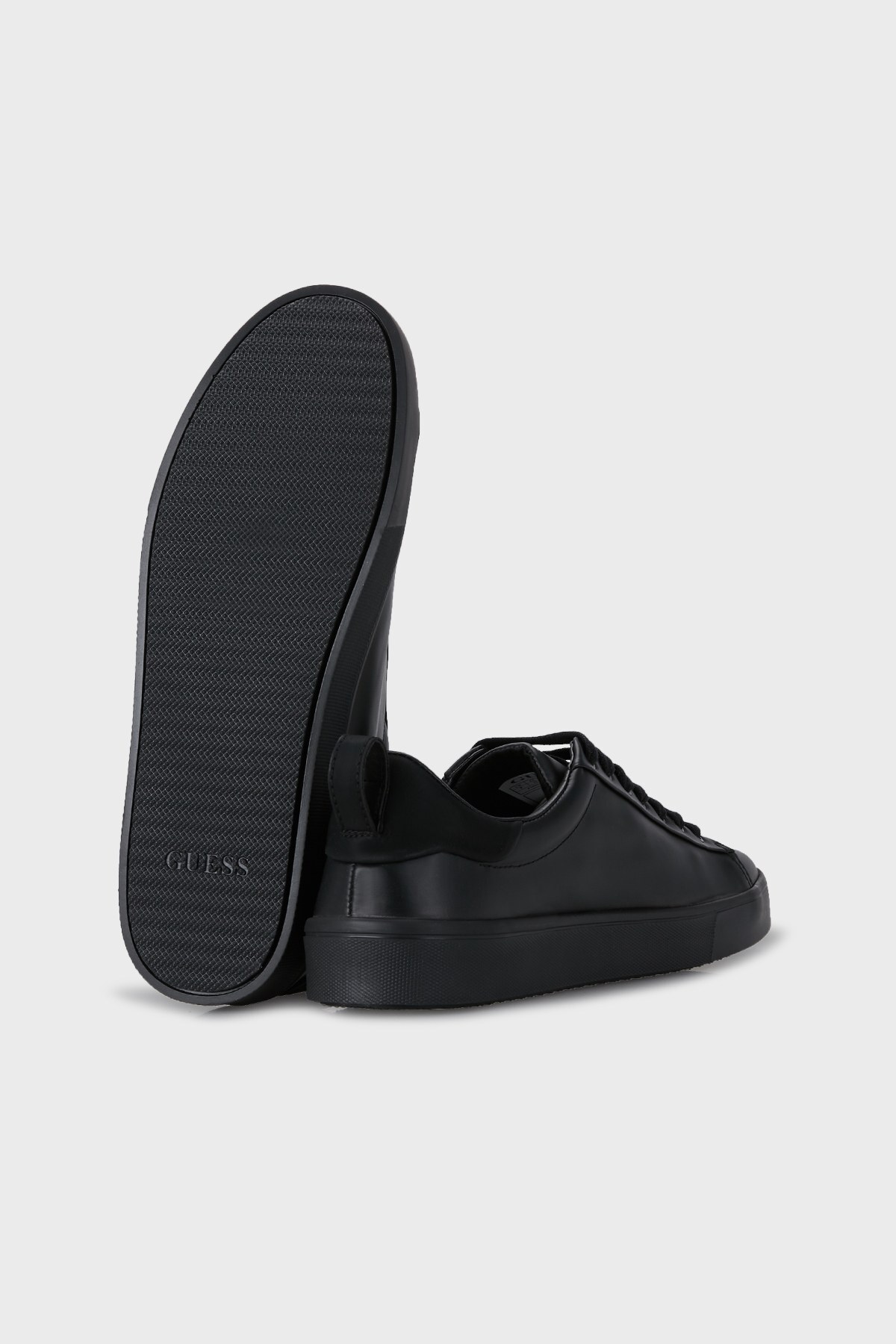 Guess Logolu Bağcıklı Sneaker Erkek Ayakkabı FM9VI8LEA12 BLACK SİYAH