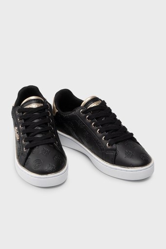 Guess Logolu Beckie Sneaker Bayan Ayakkabı FL5BEKFAL12 BLKBL SİYAH