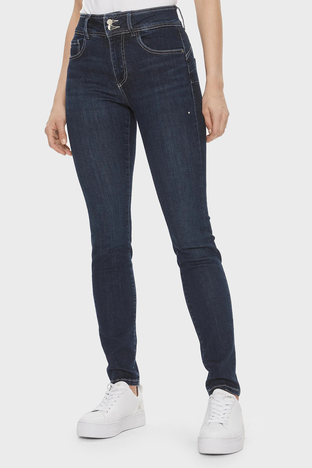 Guess - Guess Shape Streç Pamuklu Skinny Fit Jeans W4RA34D59F1TWND Bayan Kot Pantolon W4RA34D59F1 TWND LACİVERT (1)