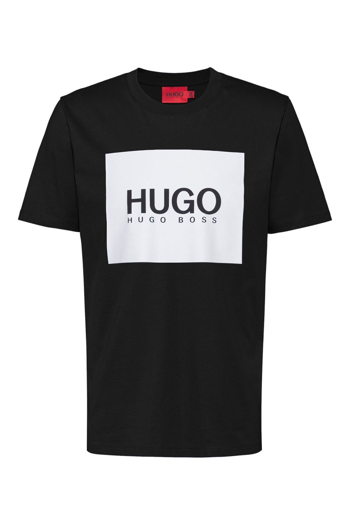 Hugo Boss % 100 Pamuklu Bisiklet Yaka Erkek T Shirt 50448795 001 SİYAH