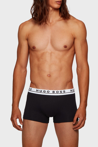 Hugo Boss - Boss Pamuklu 3 Pack Erkek Boxer 50420279 994 SİYAH (1)