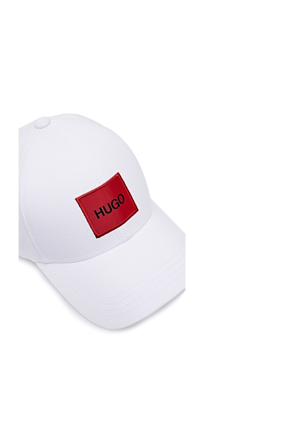 Hugo Boss Baskılı % 100 Pamuk Erkek Şapka 50449455 100 BEYAZ