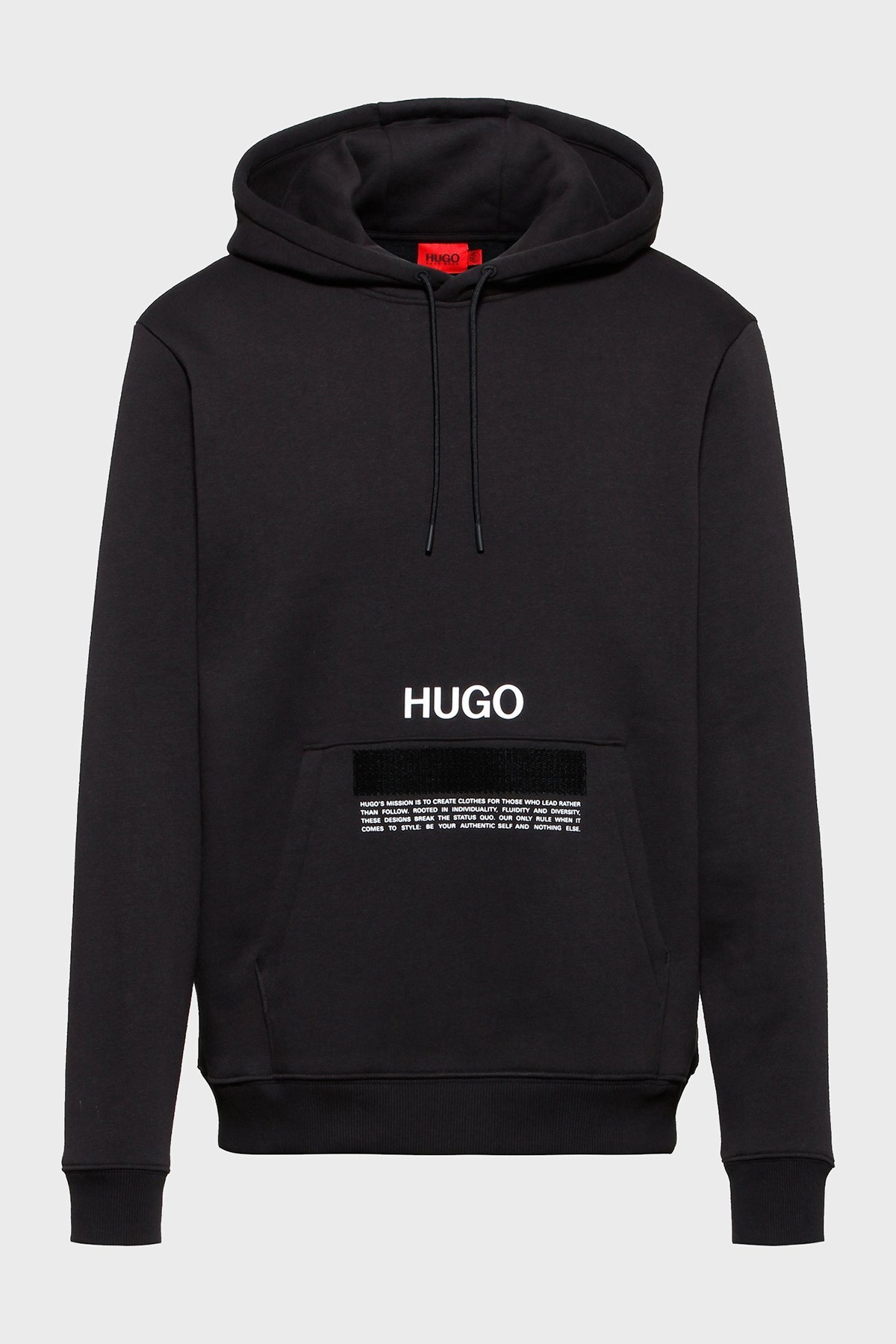 Hugo Boss Logolu Organik Pamuklu Kapüşonlu Relaxed Fit Erkek Sweat 50458329 001 SİYAH