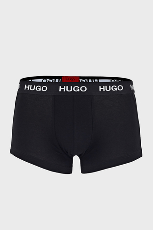 Hugo Boss - Hugo Pamuklu 3 Pack Erkek Boxer 50435463 001 SİYAH (1)