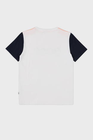 Hugo Boss - Hugo Boss Pamuklu Bisiklet Yaka Çocuk 28084 Z40 T Shirt 28084/Z40 SAMPLE BEYAZ (1)