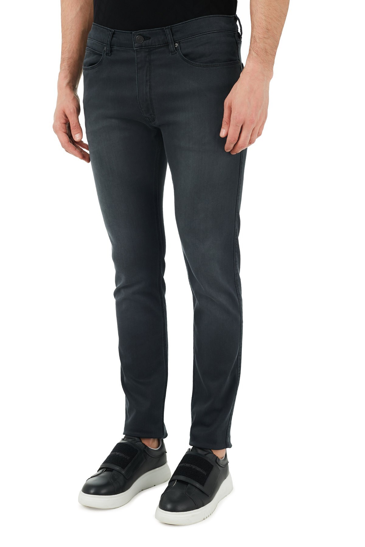 Hugo Boss Pamuklu Extra Slim Fit Jeans Erkek Kot Pantolon 50447017 010 FÜME