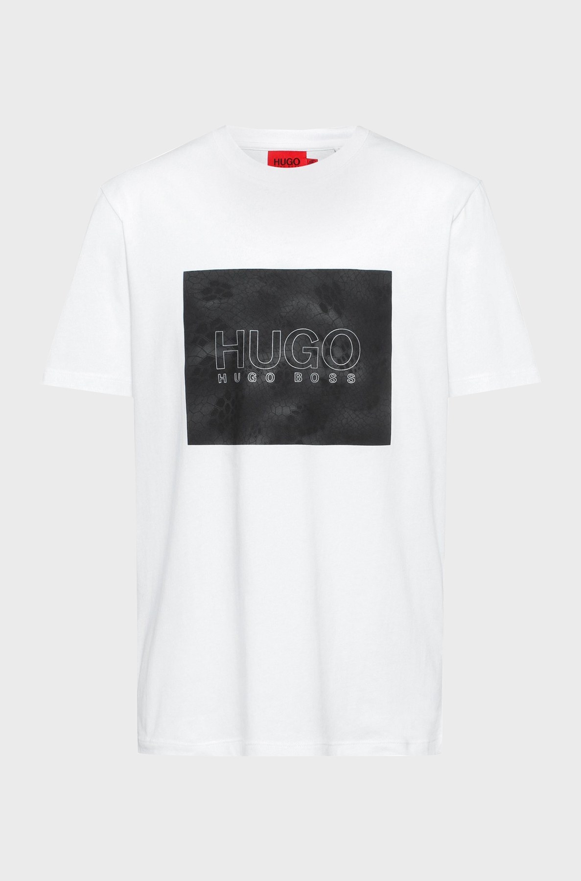 Hugo Boss Regular Fit Baskılı Bisiklet Yaka % 100 Pamuk Erkek T Shirt 50456859 100 BEYAZ