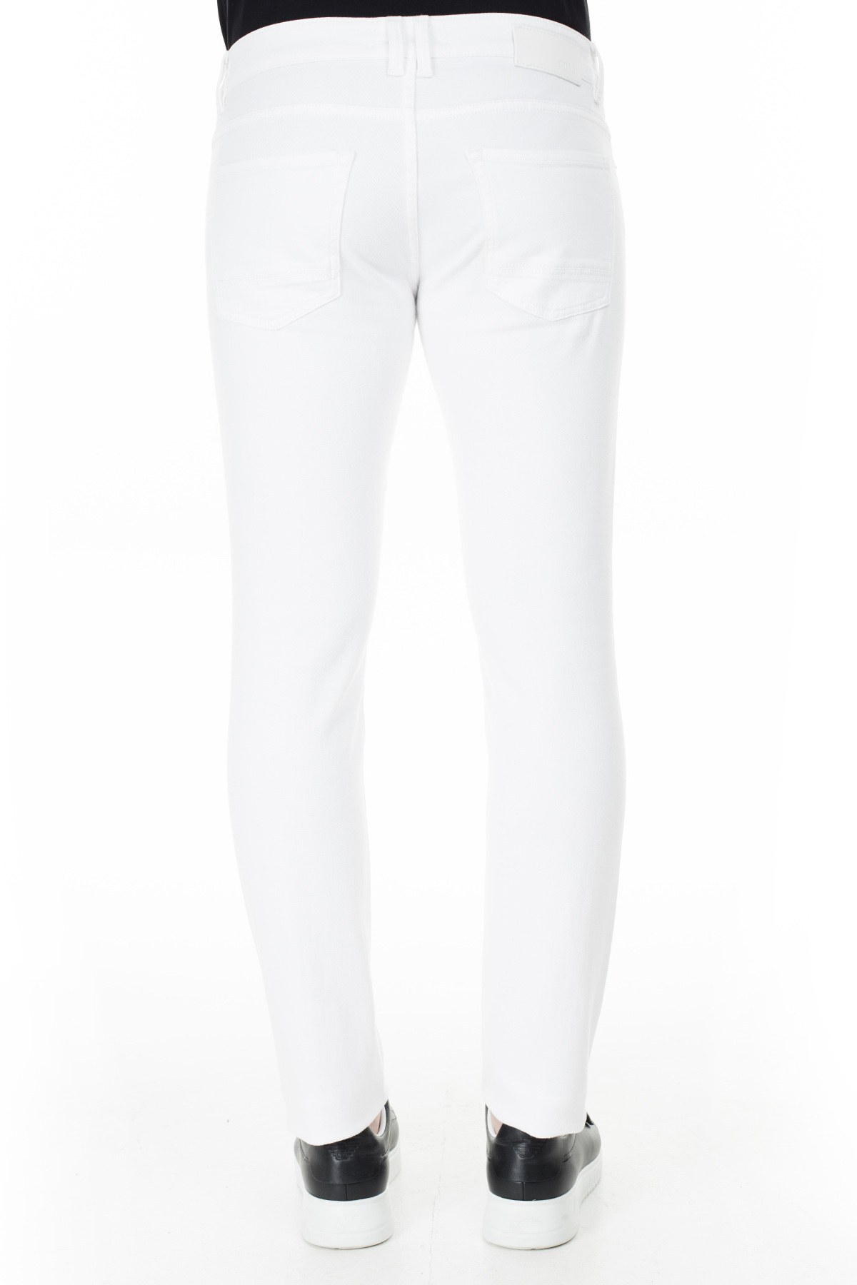 Hugo Boss Slim Fit Jeans Erkek Kot Pantolon 50426531 100 BEYAZ
