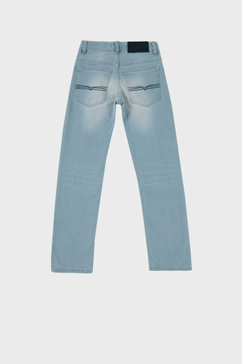 Hugo Boss Streç Pamuklu Regular Fit Çocuk Jeans 24713 Z25 Kot Pantolon 24713/Z25 STONE Buz Mavisi