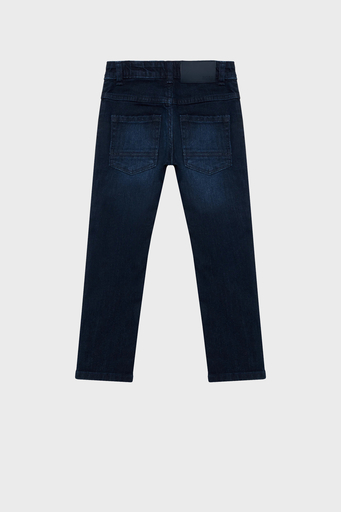 Hugo Boss Streç Pamuklu Slim Fit Çocuk Jeans Kot Pantolon 24710/Z09 RINSE WASH LACİVERT