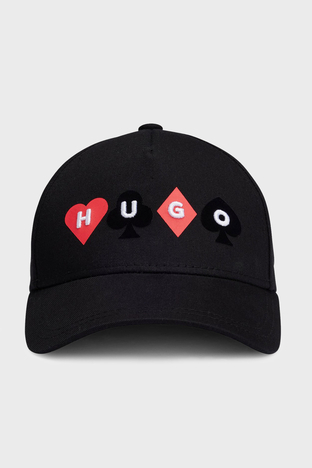 Hugo - Hugo Logo İşlemeli Erkek Şapka 50502372 001 SİYAH