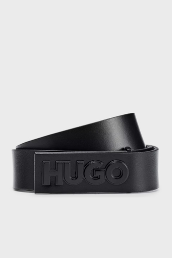 Hugo Logolu Hakiki Deri Erkek Kemer 50470644 001 SİYAH