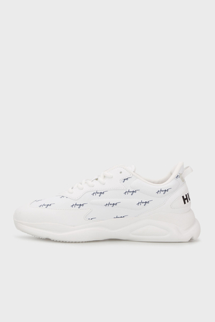 Hugo - Hugo Logolu Kalın Tabanlı Sneaker Erkek Ayakkabı 50492889 100 BEYAZ (1)