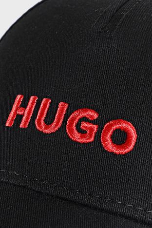Hugo - Hugo Logolu Pamuklu Erkek Şapka 50491521 001 SİYAH (1)