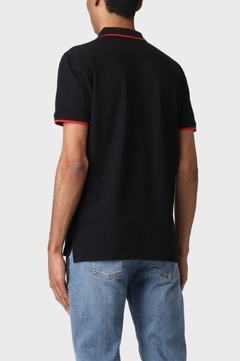 Hugo Pamuklu Slim Fit Düğmeli T Shirt Erkek Polo 50467344 001 SİYAH