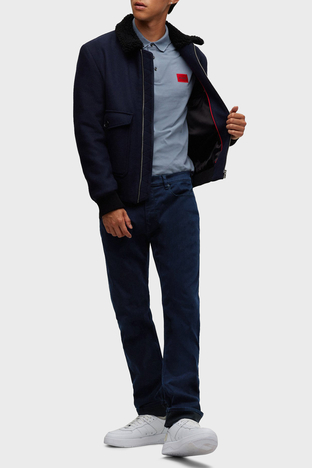 Hugo - Hugo Süper Yumuşak Kottan Normal Bel Dar Kesim Jeans Erkek Kot Pantolon 50477593 402 LACİVERT