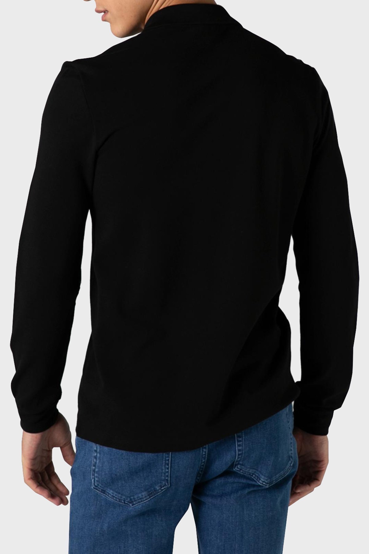 Lacoste % 100 Pamuk Düğmeli T Shirt Erkek Polo L1312 031 SİYAH