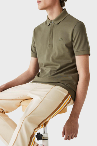 Lacoste - Lacoste Pamuklu Regular Fit T Shirt Erkek Polo PH5522 316 HAKİ