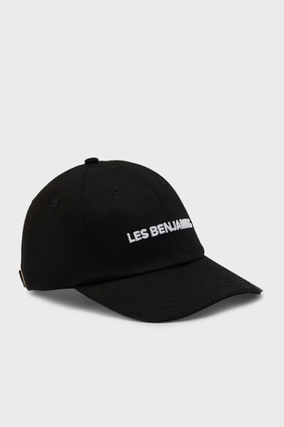 Les Benjamins - Les Benjamins Logo İşlemeli % 100 Pamuk Unisex Şapka LB23SSESSUUCP-001 SİYAH (1)