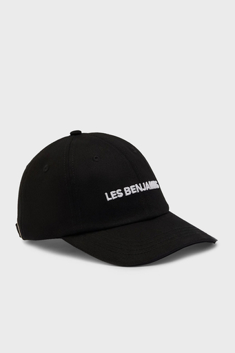 Les Benjamins Logo İşlemeli % 100 Pamuk Unisex Şapka LB23SSESSUUCP-001 SİYAH