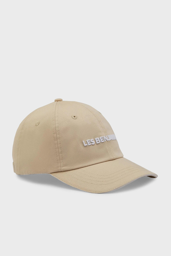 Les Benjamins Logo İşlemeli % 100 Pamuk Unisex Şapka LB23SSESSUUCP-008 BEJ