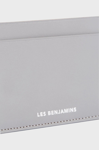 Les Benjamins Logolu Hakiki Deri Unisex Kartlık LBNOOSTMJUUWL-029 GRİ
