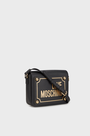 Love Moschino - Love Moschino Ayarlanabilir Omuz Askılı Bayan Çanta JC4352PP0IK1100A SİYAH (1)